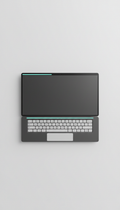 Portable productivity pad with split-screen mode