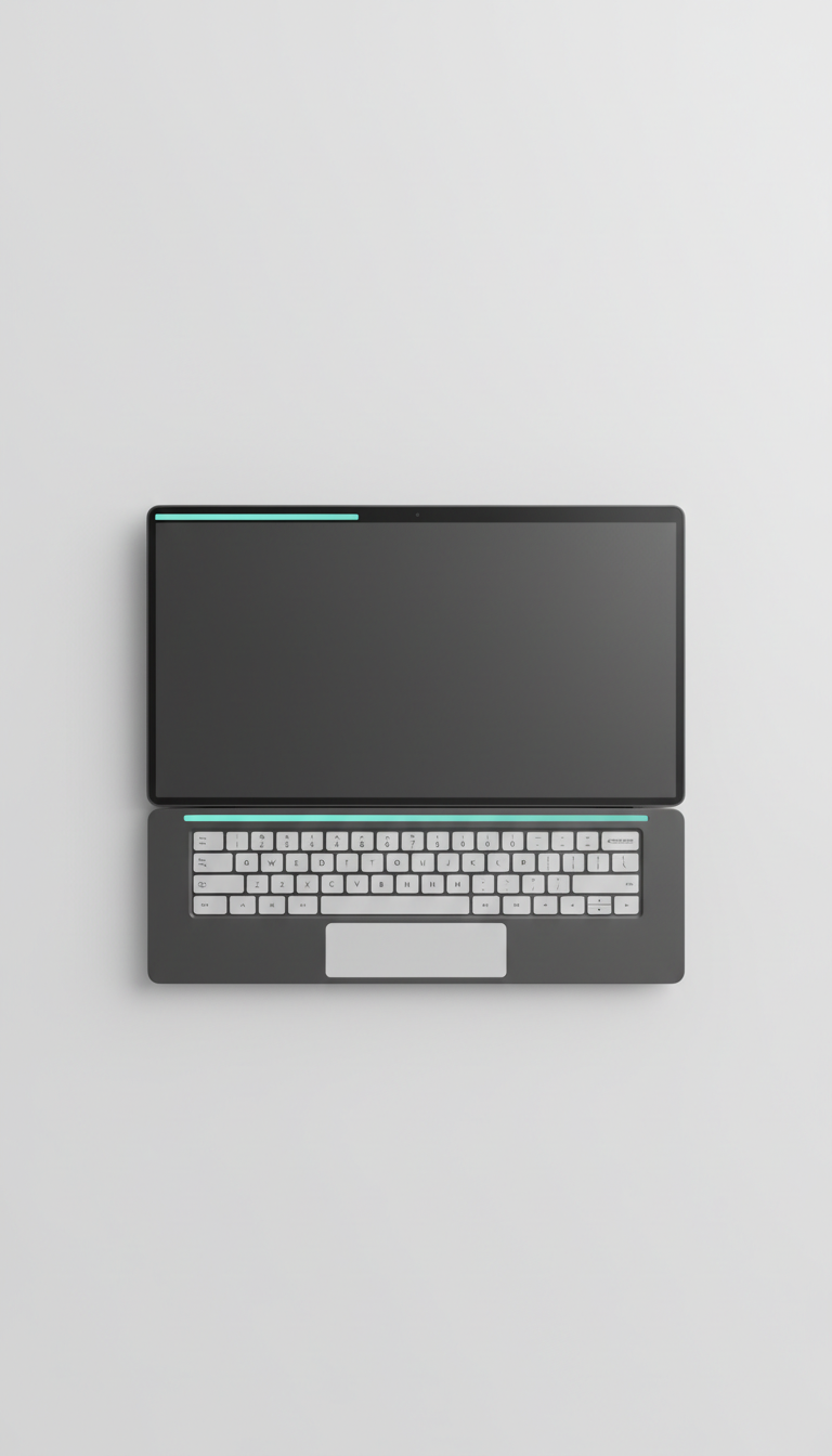 Portable productivity pad with split-screen mode