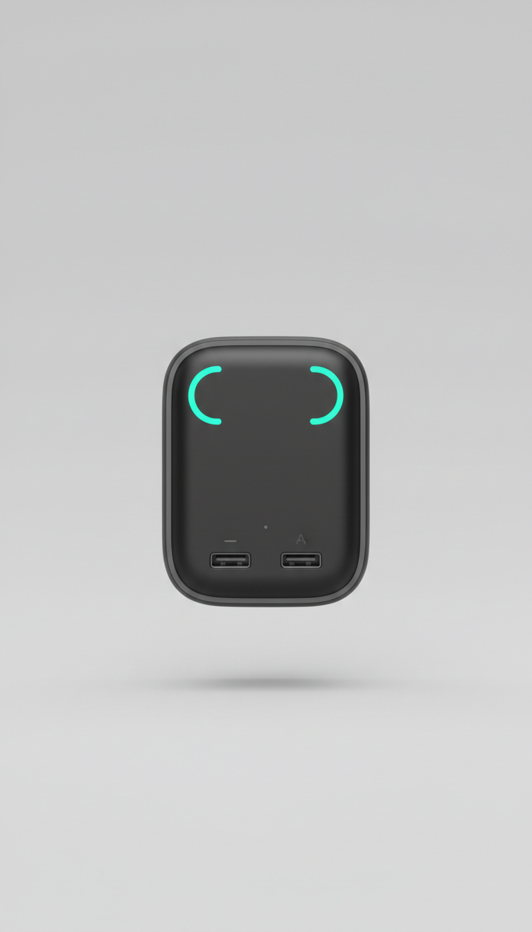 Ultra-compact smart charger with fast charge