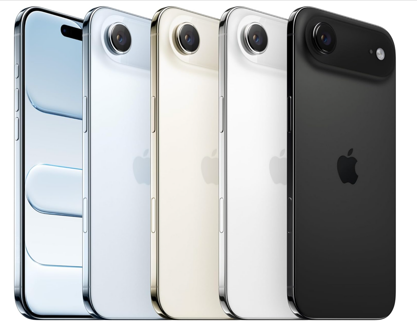 Apple iPhone Air 256GB: O iPhone mais fino de sempre, ecrã de 6,5 polegadas com ProMotion até 120Hz, poderoso chip A19 Pro, câmara frontal centralizada, bateria para todo o dia; Preto Espacial