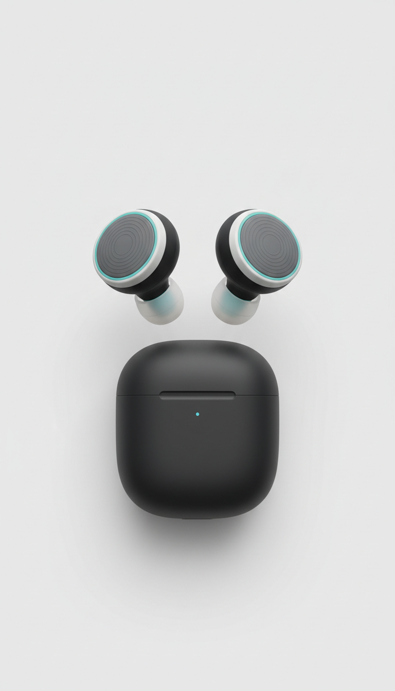 Modular noise-cancelling earbuds with Gorilla Glass