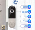 Smart video doorbell camera with night vision